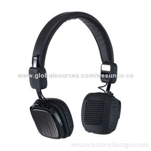 NFC Bluetooth headphone with metal shell finishing and great bass sound quality